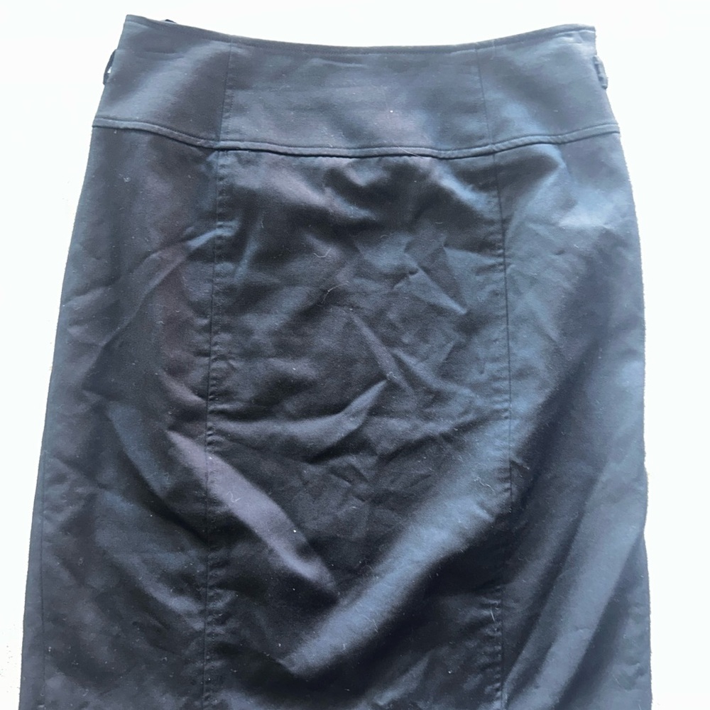 Lauren Ralph Lauren Elegant Black Pencil Skirt